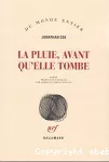 Pluie, avant qu'elle tombe (La)