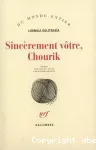 Sincèrement vôtre, chourik